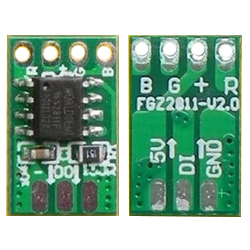Микросхема управления RGB светодиодом WS2811 на плате