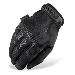 Перчатки тактические Mechanix wear, чёрные с чёрными буквами (XL)