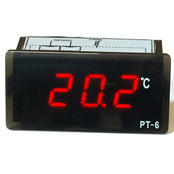 Панельный термометр, PT-6, 12 вольт, -40 +110 градусов