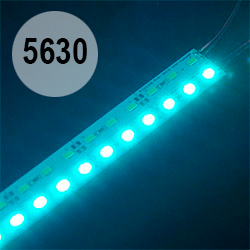 LED полоса на алюминиевой основе 72 диода на метр 5630, морской спектр