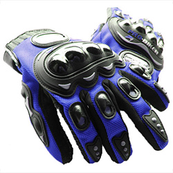 Перчатки PRO-BIKER для экстремалов (вело-, мото спорт), синие, M