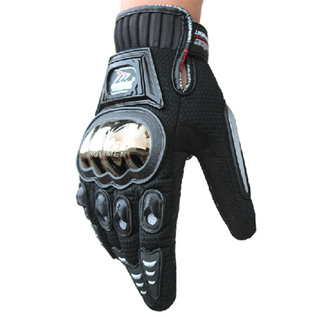 Перчатки madbike для экстремалов (вело-, мото спорт), чёрные, M