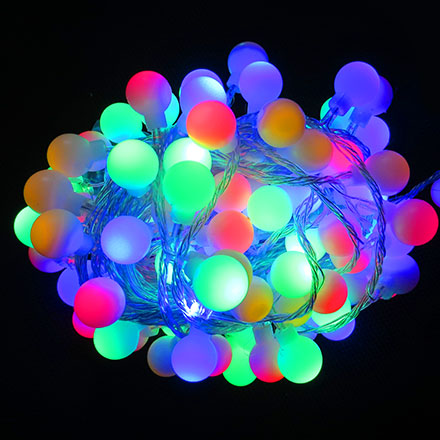 Гирлянда светодиодная разноцветная (10 метров, 100 ламп)