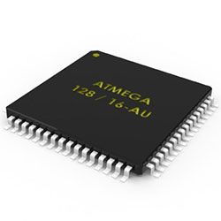 Микроконтроллер ATMega128A корпус TQFP-64