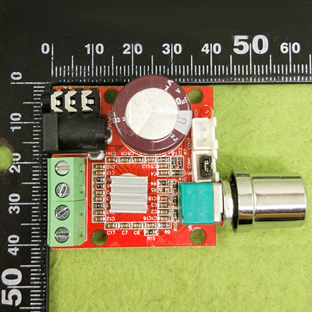 Аудио усилитель Hi-Fi 2х10 ватт, класс «Т» с регулятором на PAM8610