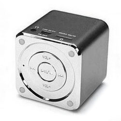 Серебристый Music MD07U - MP3 плеер + FM радио