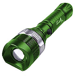 Фокусируемый фонарь 300 люмен корпус зеленого цвета СКИДКА