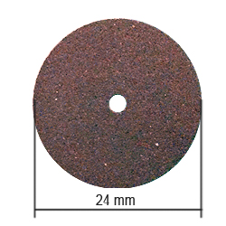Неармированный тонкий отрезной диск для бормашинки 24 мм