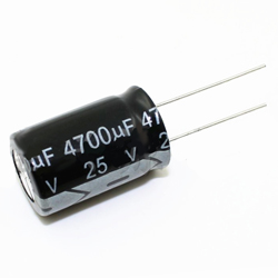 Электролитический конденсатор 4700 мкФ 25 V