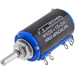 Резистор переменный многооборотный WXD3-13-2W 10 кОм