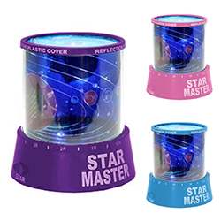 Звездный ночник-проектор Star Master «Планеты» в цветном корпусе