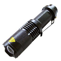 Небольшой фокусируемый фонарь 900 люмен, CREE XM-L Т6