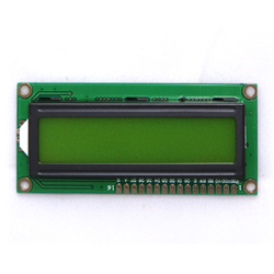 LCD дисплей 1602 символьный интерфейс I2C с подсветкой, зелёный