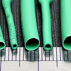 ∅3/1.5 мм термоусадочная электроизоляционная трубка зелёная