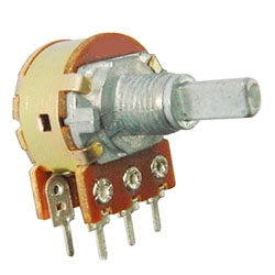 Резистор переменный WH148, спаренный, 10 кОм