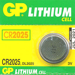 Литиевая батарейка GP CR2025