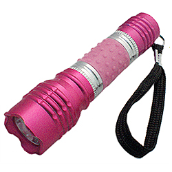 Карманный мини фонарь 806, розовый