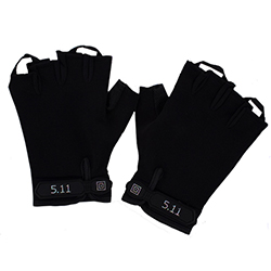 Велосипедные перчатки без пальцев «5.11», чёрные XL