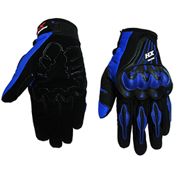 Перчатки HX RACING (вело-, мото спорт), синие, XL