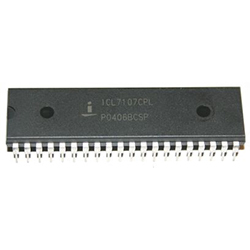 ICL7107CPLZ - микросхема вольтметр для индикации на семисегментных LED