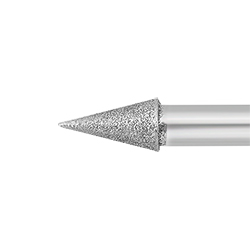 Коническая алмазная шарошка диаметр 8 мм GRIT 150
