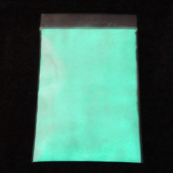 Яркий зелёный порошок-люминофор, 20 грамм
