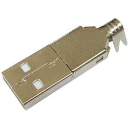 Штекер USB папа металлический корпус