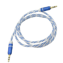 Аудио кабель джек-джек 3.5 мм, длина 1 метр