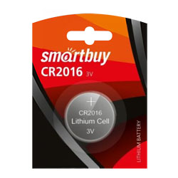 Литиевая батарейка Smartbuy CR2016 3V