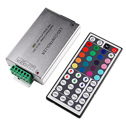 Контроллер RGB светодиодных лент до 24А, с ИК пультом