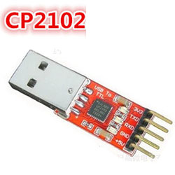 Преобразователь интерфейса USB 2.0 в UART на CP2102, 5 pin