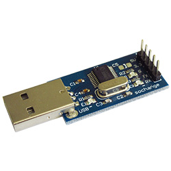 Преобразователь USB-UART на основе CH340T