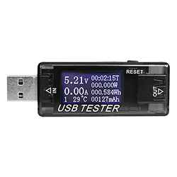 USB тестер KWS-MX17, Quick Charge QC2.0, QC3.0