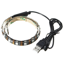 Комплект RGB ленты 50 см + USB контроллер