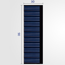 Солнечная батарея 5.5 вольт, 65 ма
