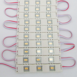 Светодиодный модуль герметичный 3 диода 5630, белый теплый