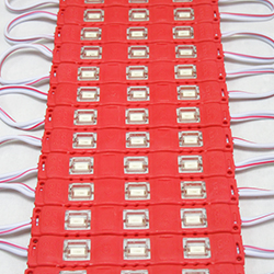 Светодиодный модуль герметичный 3 диодов 5630, красный